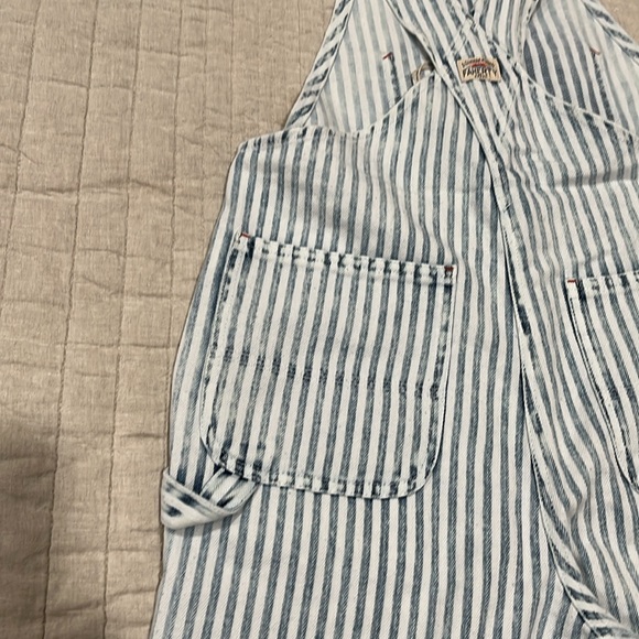 Faherty NWT Topsail railroad overalls. Size Small - Picture 6 of 9